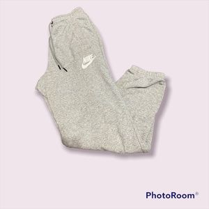 nike size small sweatpants grey